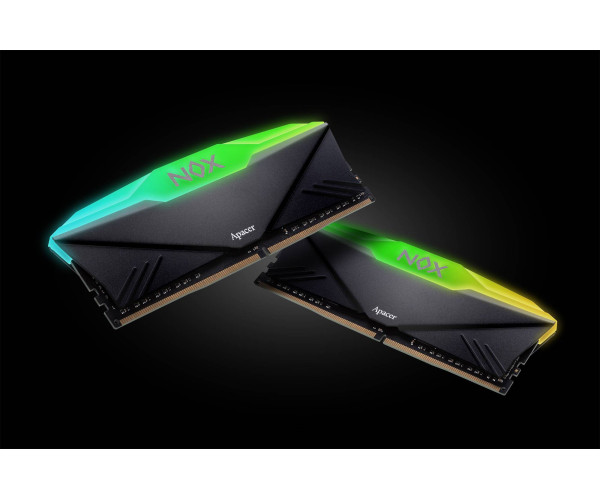 Apacer DDR4 DIMM 2666-16 1024×8 16GB 1.2V OC NOX RGB AURA2 w/HS RP (AH4U16G26C08YNBAA-1)