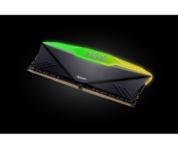 Apacer DDR4 DIMM 2666-16 1024×8 16GB 1.2V OC NOX RGB AURA2 w/HS RP (AH4U16G26C08YNBAA-1)