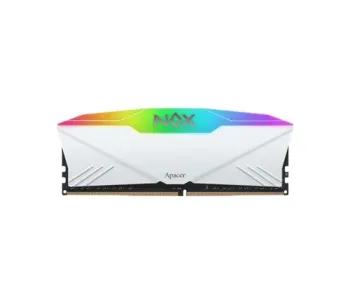 Apacer NOX 16GB DDR4 3200MHz RGB AURA2 RGB White Desktop Ram #AH4U16G32C28YNWAA-1