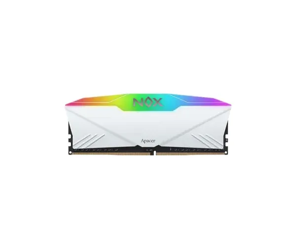 Apacer NOX 16GB DDR4 3200MHz RGB AURA2 RGB White Desktop Ram #AH4U16G32C28YNWAA-1