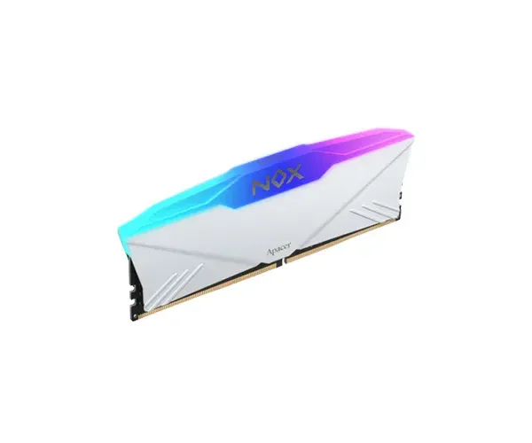 Apacer NOX 16GB DDR4 3200MHz RGB AURA2 RGB White Desktop Ram #AH4U16G32C28YNWAA-1