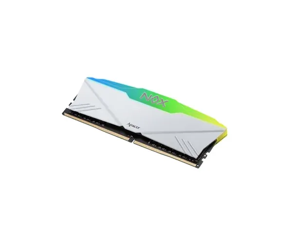 Apacer NOX 16GB DDR4 3200MHz RGB AURA2 RGB White Desktop Ram #AH4U16G32C28YNWAA-1