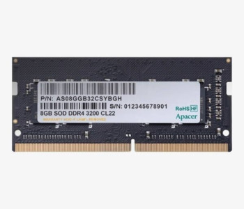 Apacer 8GB DDR4 3200MHz SODIMM Laptop RAM #ES.08G21.GSH