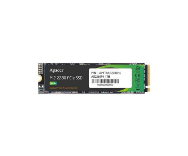 Apacer 1TB AS2280P4 M.2 PCIe™ Gen3 x4 SSD #AP1TBAS2280P4-1