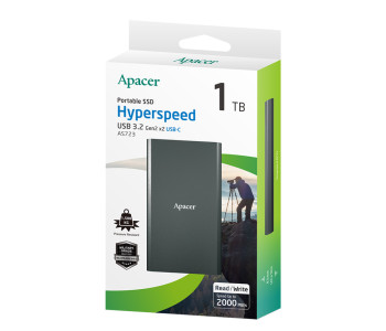 Apacer AS723 1TB USB 3.2 GEN 2 Type-C Portable External SSD