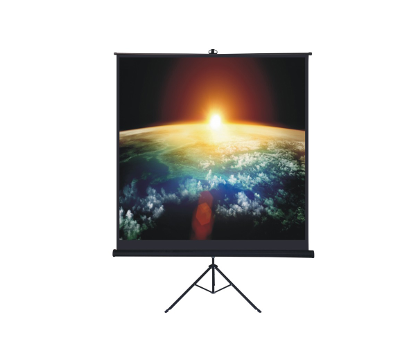 PC Power 96 inch x 96 inch Tripod Projection Screen