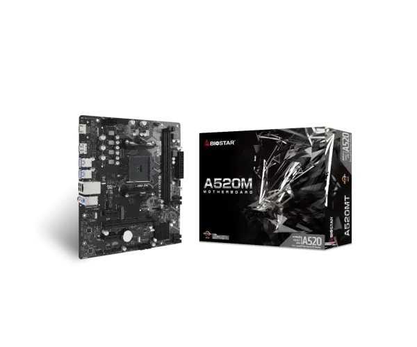 BIOSTAR A520MT DDR4 AMD AM4 Micro ATX Motherboard
