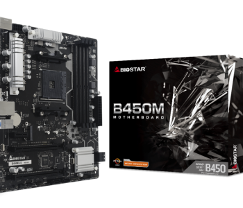 BIOSTAR B450MX-S DDR4 AMD AM4 Micro ATX Motherboard