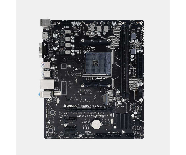 BIOSTAR A520MT DDR4 AMD AM4 Micro ATX Motherboard
