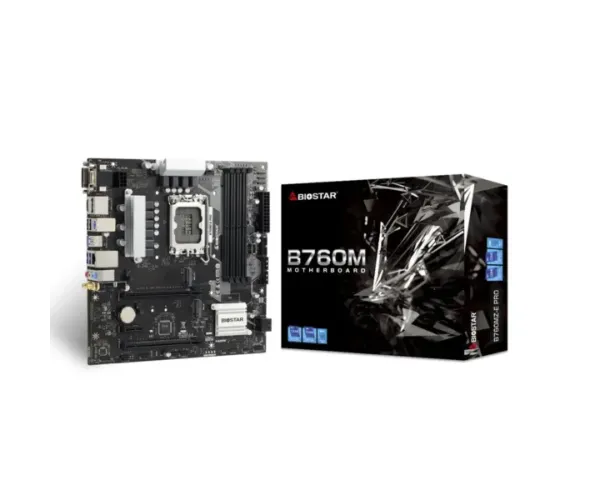 Biostar B760MZ-E Pro DDR5 12th/13th/14th Gen Motherboard