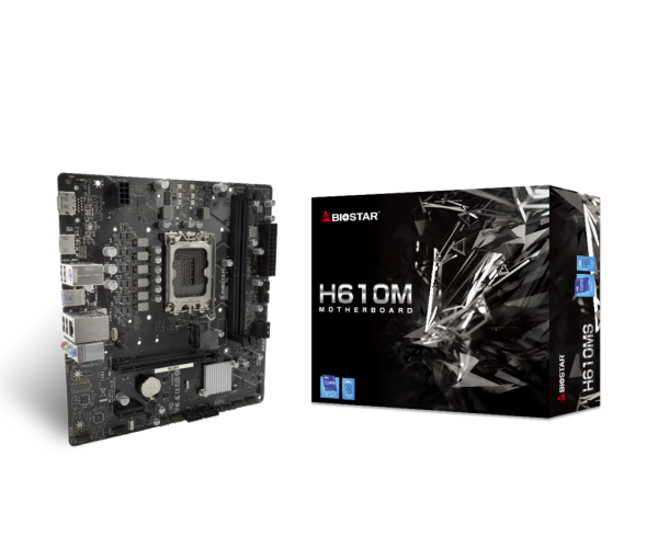 Biostar H610MS DDR4 12th/13th/14th Gen LGA1700 Socket Motherboard