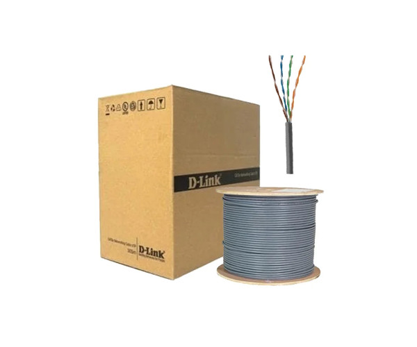D-Link Genuine CAT 6 UTP Cable 305M 24AWG Grey #NCB-C6UGRYR-305/INX GREY 