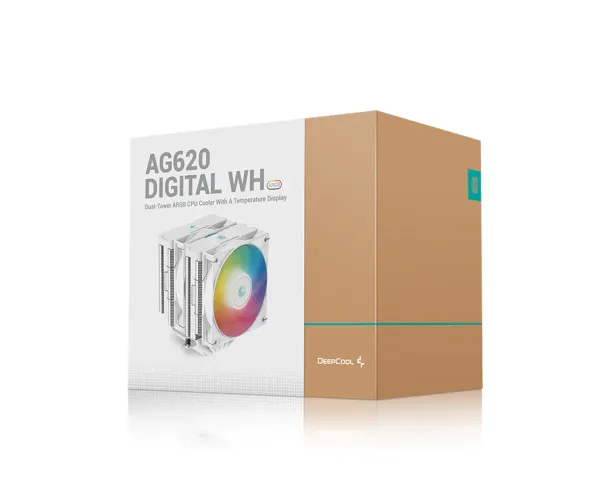 DeepCool AG620 DIGITAL WH ARGB CPU Cooler