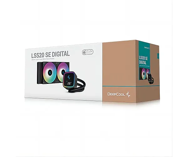 DeepCool LS520 SE Digital 240mm AIO Liquid Cooler with Status Display