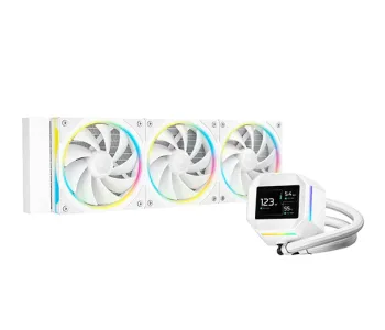 Deepcool LM360 WH ARGB Liquid Cooler with Mini LCD Screen