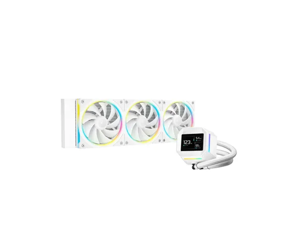 Deepcool LM360 WH ARGB Liquid Cooler with Mini LCD Screen