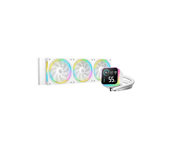 Deepcool LQ360 WH 360mm Dashboard Display Liquid Cooler