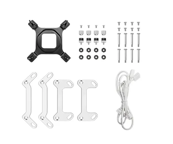 DeepCool MYSTIQUE 240 ARGB WH LCD Liquid Cooler