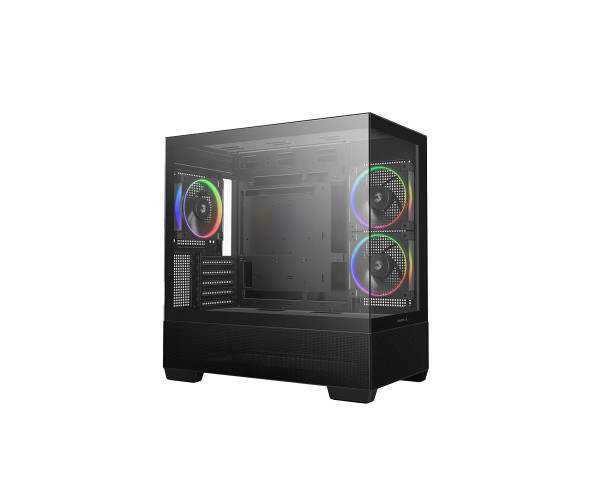 DeepCool CG380 3F Panoramic Dual Tempered Glass M-ATX Case