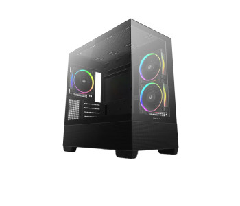 DeepCool CG380 3F Panoramic Dual Tempered Glass M-ATX Case