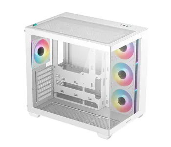 Deepcool CG530 4F WH Mid Tower ATX Gaming Casing with 4 ARGB Fans