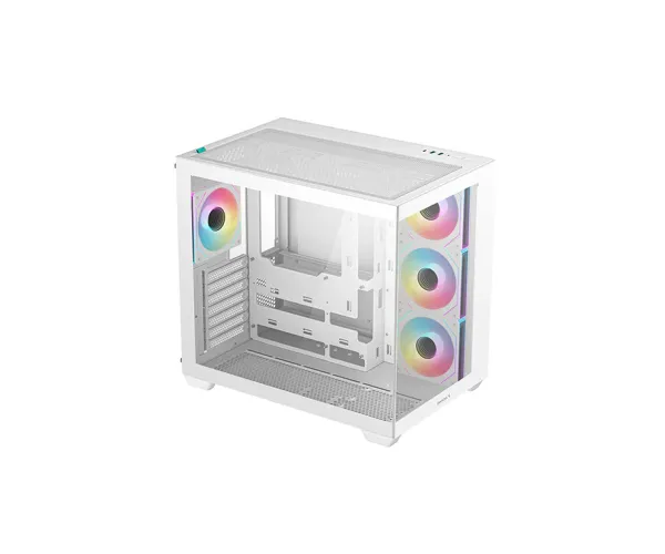 Deepcool CG530 4F WH Mid Tower ATX Gaming Casing with 4 ARGB Fans