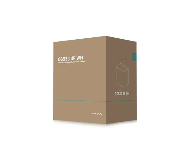 Deepcool CG530 4F WH Mid Tower ATX Gaming Casing with 4 ARGB Fans