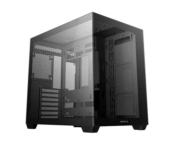 DeepCool CG530 Panoramic Tempered Glass Panels Dual Chamber ATX FISHTANK Case
