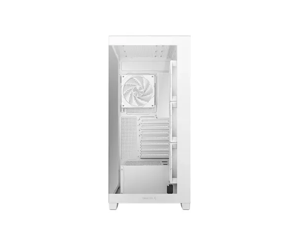 DeepCool CG580 4F WH Panoramic Tempered Glass Panels Single Chamber ATX FISHTANK Case With 4 ARGB Fans