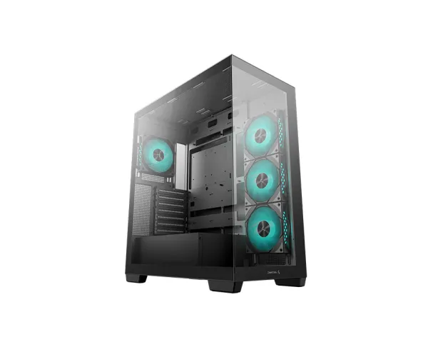 DeepCool CG580 4F Panoramic Tempered Glass Panels Single Chamber ATX FISHTANK Case With 4 ARGB Fans