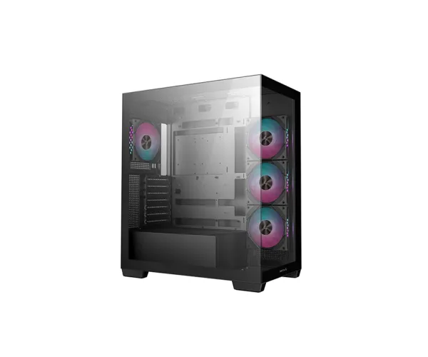 DeepCool CG580 4F Panoramic Tempered Glass Panels Single Chamber ATX FISHTANK Case With 4 ARGB Fans