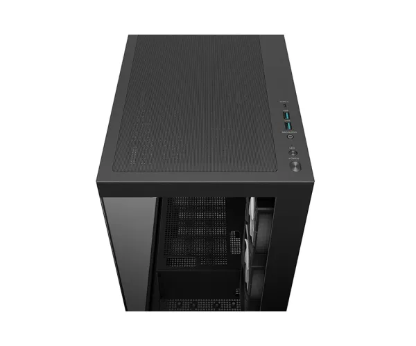 DeepCool CG580 4F Panoramic Tempered Glass Panels Single Chamber ATX FISHTANK Case With 4 ARGB Fans