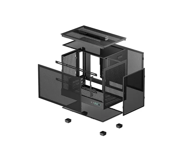 DeepCool CH160 Mesh BK Portable High Airflow mini-ITX Case