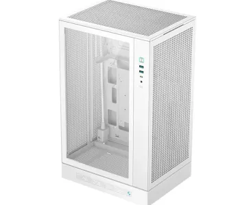 DeepCool CH270 Digital WH M-ATX Compact Case with Data Screen