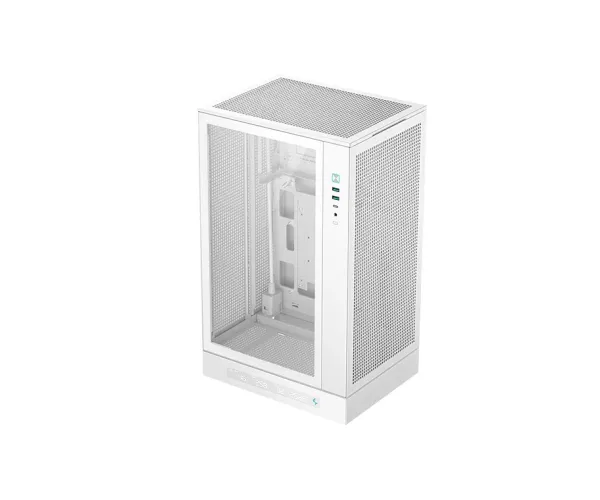 DeepCool CH270 Digital WH M-ATX Compact Case with Data Screen