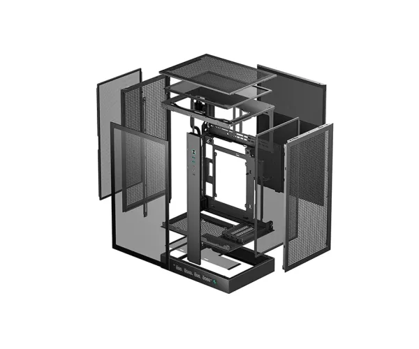 DeepCool CH270 Digital M-ATX Case with Data Screen