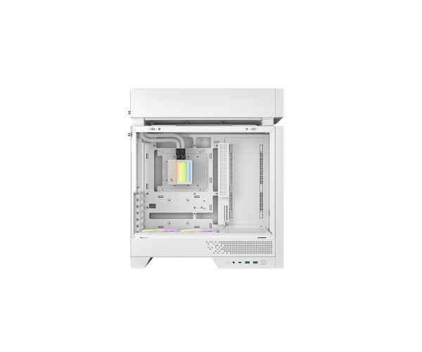 DeepCool CL6600 WH Innovative Compartmentalized Compact ATX Case