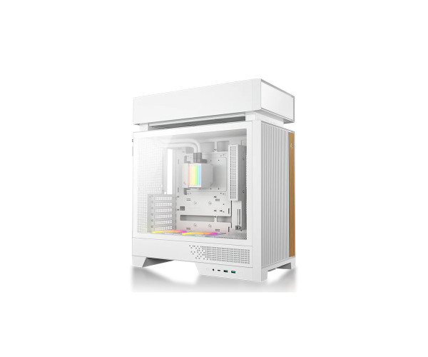 DeepCool CL6600 WH Innovative Compartmentalized Compact ATX Case