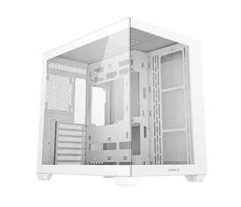 DeepCool CG530 WH Panoramic Tempered Glass Panels Dual Chamber ATX FISHTANK Case