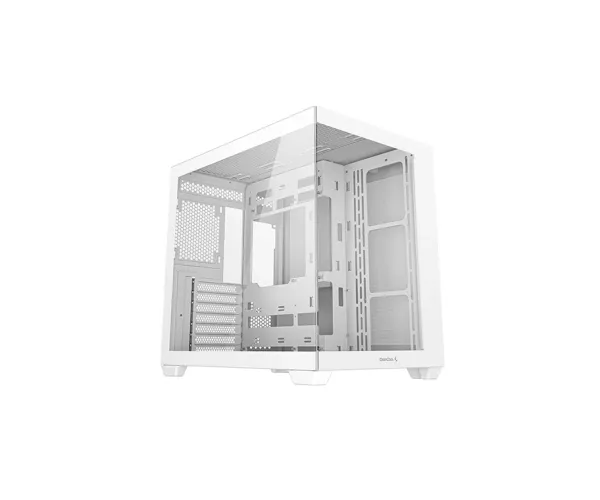 DeepCool CG530 WH Panoramic Tempered Glass Panels Dual Chamber ATX FISHTANK Case