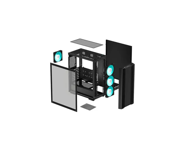 DeepCool CC560 V2 BK Mid-Tower Case