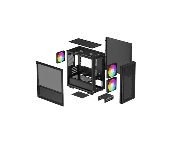 DeepCool CH360 BK mATX Airflow case