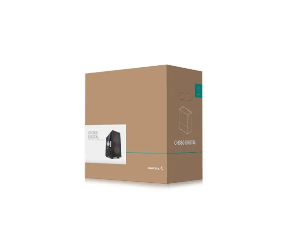 DeepCool CH360 DIGITAL BK mATX Airflow Case