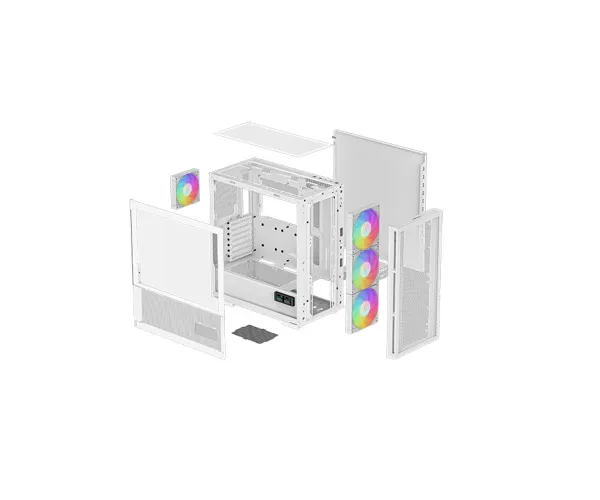 DeepCool CH560 DIGITAL WH Mid Tower Case