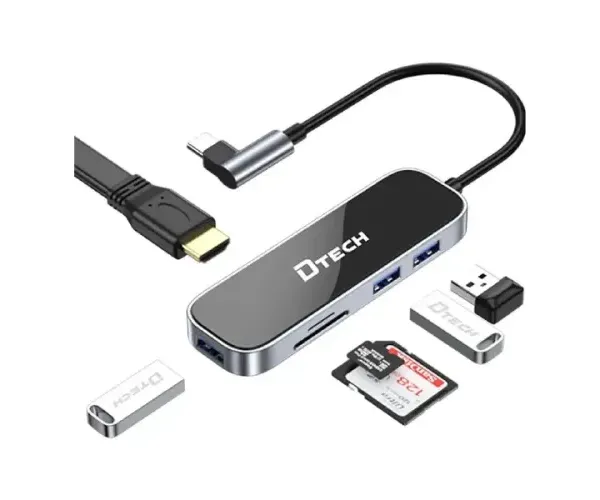 Dtech T0040 7 in 1 Type Hub