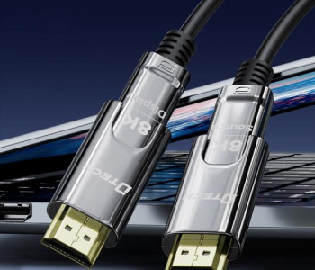 DTECH DT-HF3050 D-A SUPPORT HDMI TO HDMI 8K FIBER OPTIC CABLE 50M 