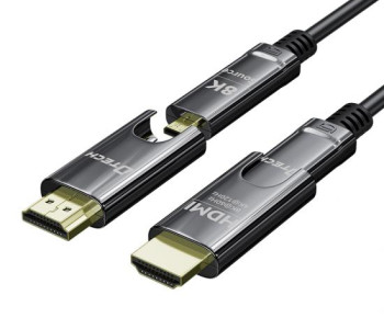 DTECH DT-HF3025 D-A SUPPORT HDMI TO HDMI 8K FIBER OPTIC CABLE 25M 