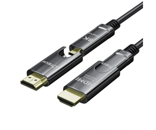 DTECH DT-HF3015 D-A SUPPORT HDMI TO HDMI 8K FIBER OPTIC CABLE 15M 
