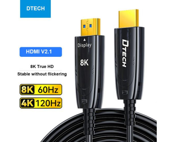 Dtech DT-HOF8003 3M HDMI To HDMI Fiber Optic Cable