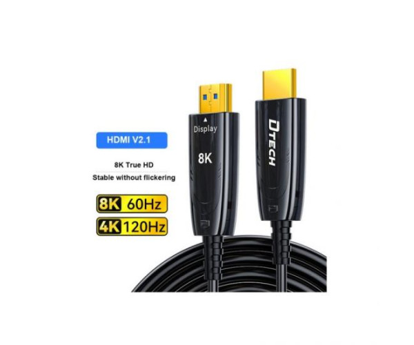 Dtech DT-HOF8005 5m HDMI To HDMI Fiber Optic Cable